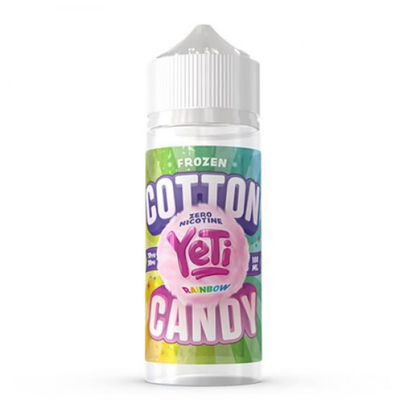 FROZEN COTTON CANDY RAINBOW E-LIQUID BY YETI 100ML...