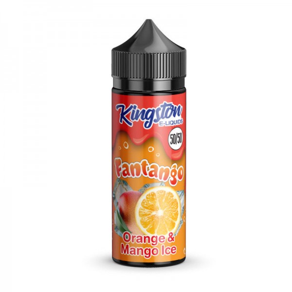 ORANGE & MANGO ICE E LIQUID KINGSTON 50/50 FAN...