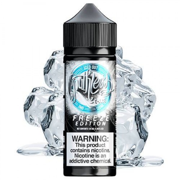 ICED OUT FREEZE EDITION E LIQUID BY RUTHLESS 100ML...