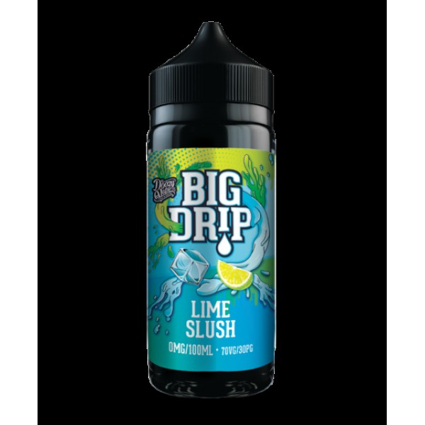 LIME SLUSH E LIQUID BY BIG DRIP - DOOZY VAPE 100ML...