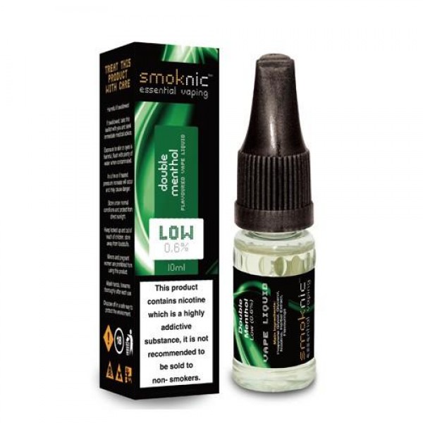 DOUBLE MENTHOL E LIQUID BY SMOKNIC 10ML 70VG
