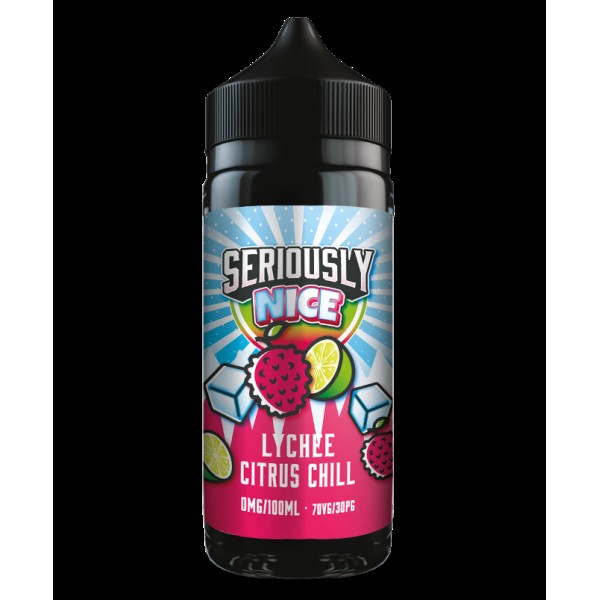 LYCHEE CITRUS CHILL E-LIQUID BY SERIOUSLY NICE / DOOZY VAPE CO 100ML 70VG