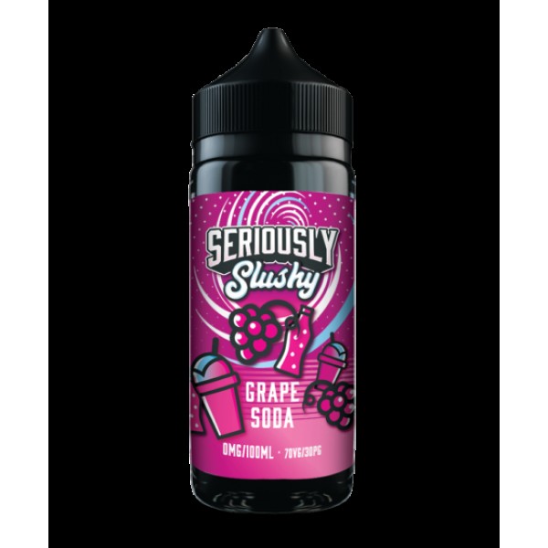 GRAPE SODA E-LIQUID BY SERIOUSLY SLUSHY / DOOZY VAPE CO 100ML 70VG