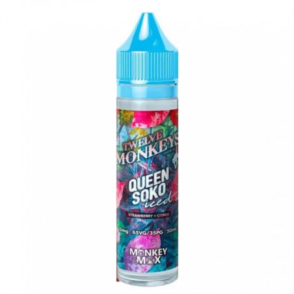 QUEEN SOKO ICED E LIQUID BY TWELVE MONKEYS 50ML 65...