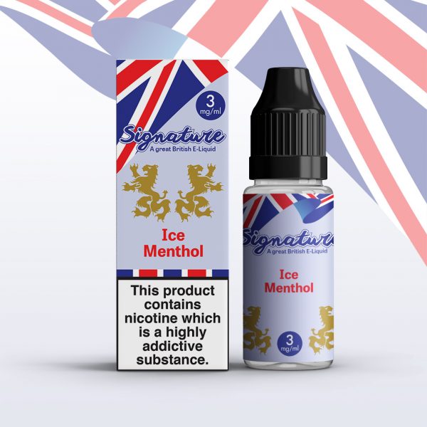 ICE MENTHOL E LIQUID BY SIGNATURE 10ML