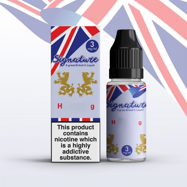 H BERG E LIQUID BY SIGNATURE 10ML