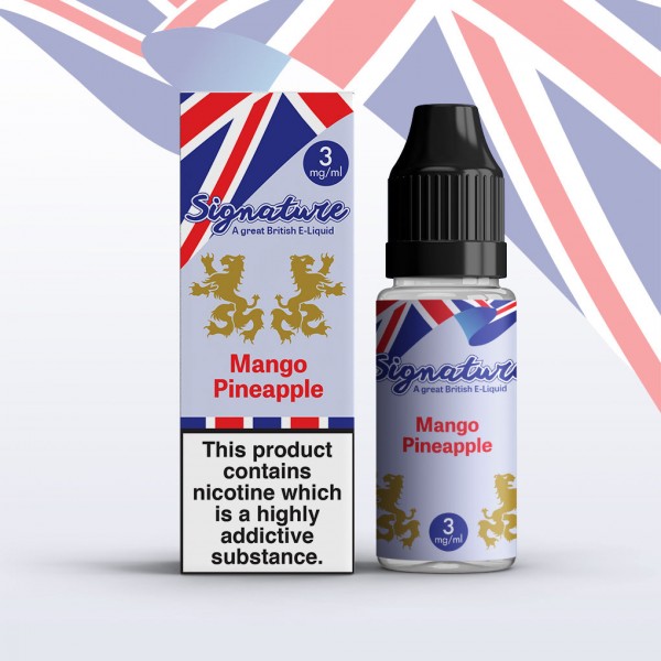 MANGO PINEAPPLE E LIQUID BY SIGNATURE 10ML