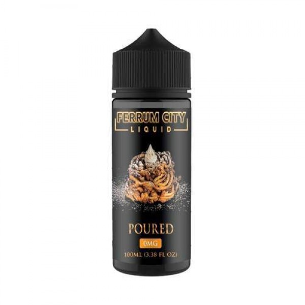 POURED E LIQUID BY FERRUM CITY E LIQUID 100ML 70VG