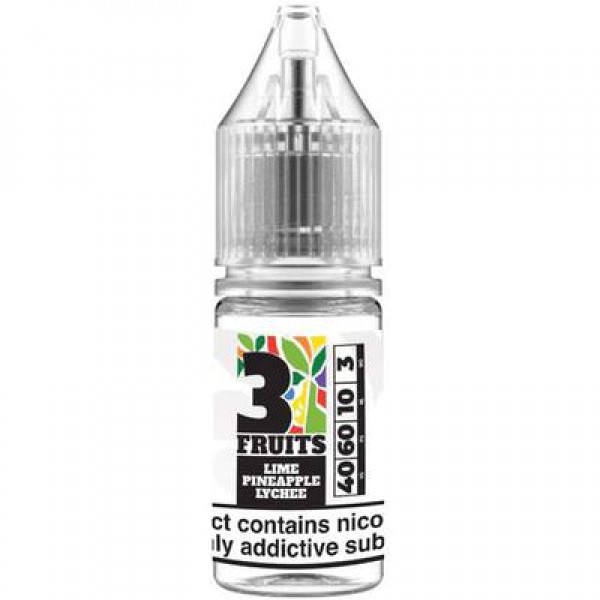 LIME PINEAPPLE LYCHEE TDP E LIQUID BY 3 FRUITS 10M...
