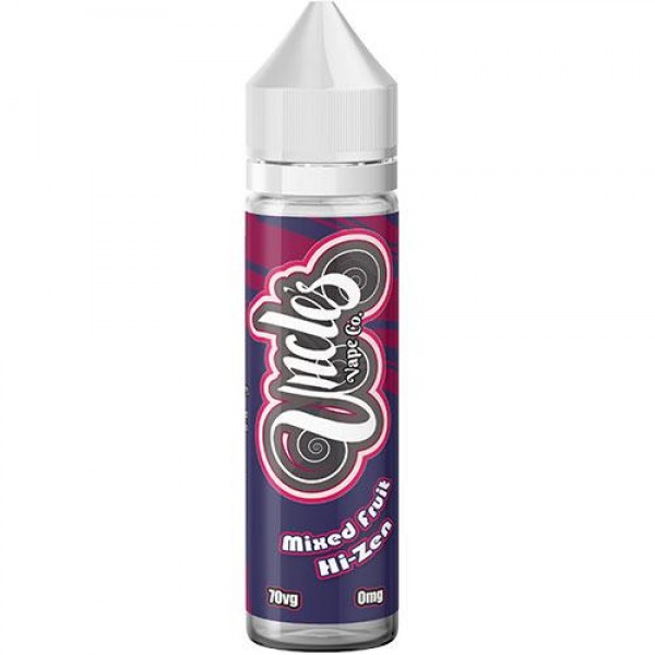 MIXED FRUIT HI-ZEN E LIQUID BY UNCLES VAPE CO 50ML...