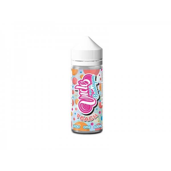 PEACH BUBBLEGUM E LIQUID BY UNCLES VAPE CO 100ML 7...