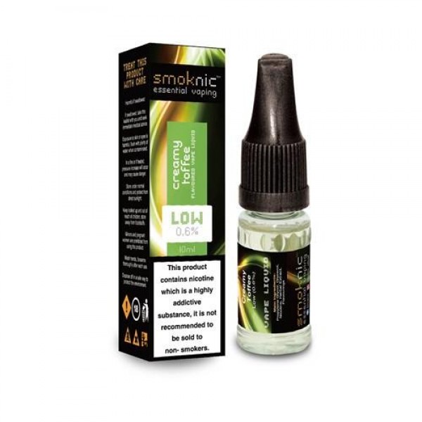CREAMY TOFFEE E LIQUID BY SMOKNIC 10ML 70VG