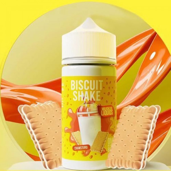 CRAWSTURD BISCUIT SHAKE E LIQUID BY MILKSHAKE LIQUIDS 80ML 70VG