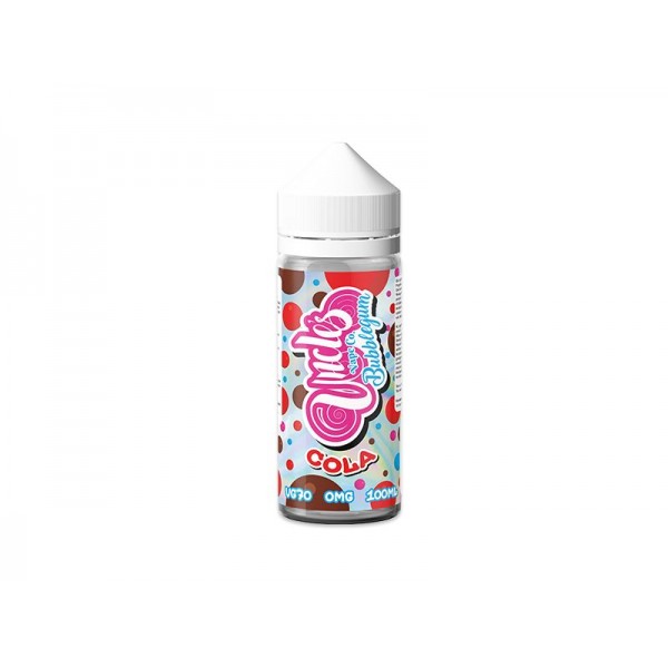 COLA BUBBLEGUM E LIQUID BY UNCLES VAPE CO 100ML 70...