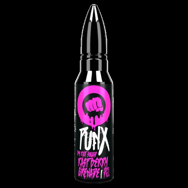 RASPBERRY GRENADE E LIQUID BY PUNX BY RIOT SQUAD 5...