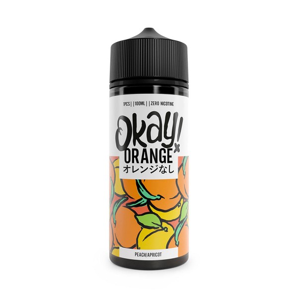 PEACH AND APRICOT E LIQUID BY OKAY ORANGE 100ML 70...