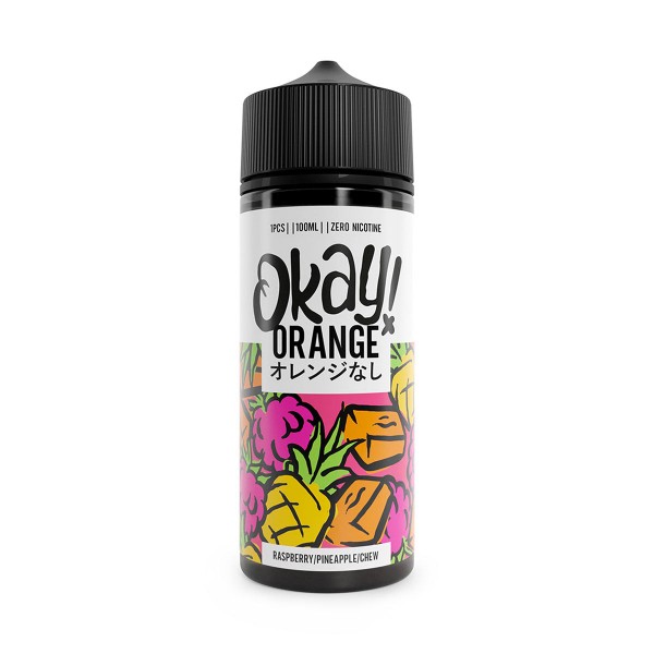 RASPBERRY AND PINEAPPLE CHEW E LIQUID BY OKAY ORAN...