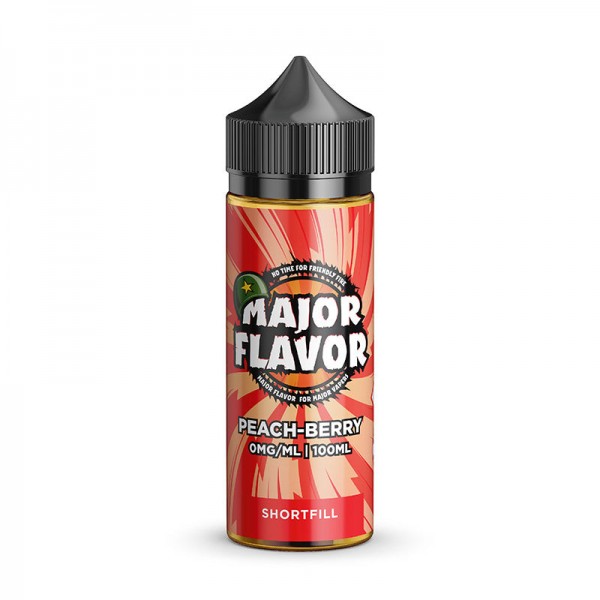PEACH BERRY E LIQUID BY MAJOR FLAVOR 100ML 70VG
