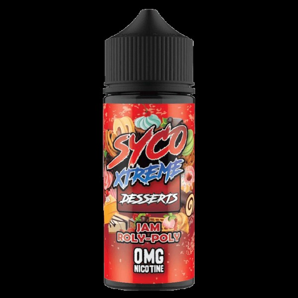 JAM ROLY POLY E LIQUID BY SYCO XTREME DESSERTS 100ML 80VG