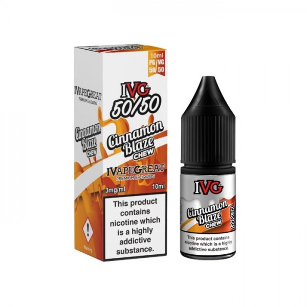 CINNAMON BLAZE TDP E LIQUID BY I VG 10ML 50VG