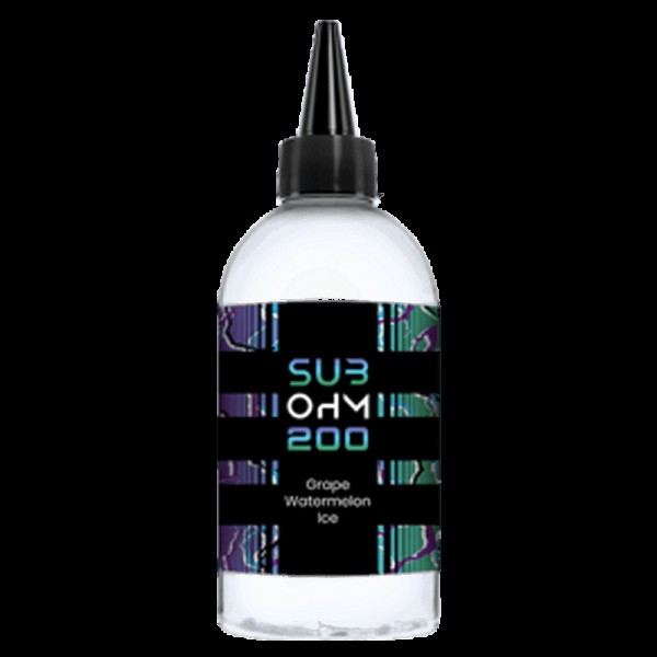 GRAPE WATERMELON E LIQUID BY SUB OHM 200 200ML 70V...