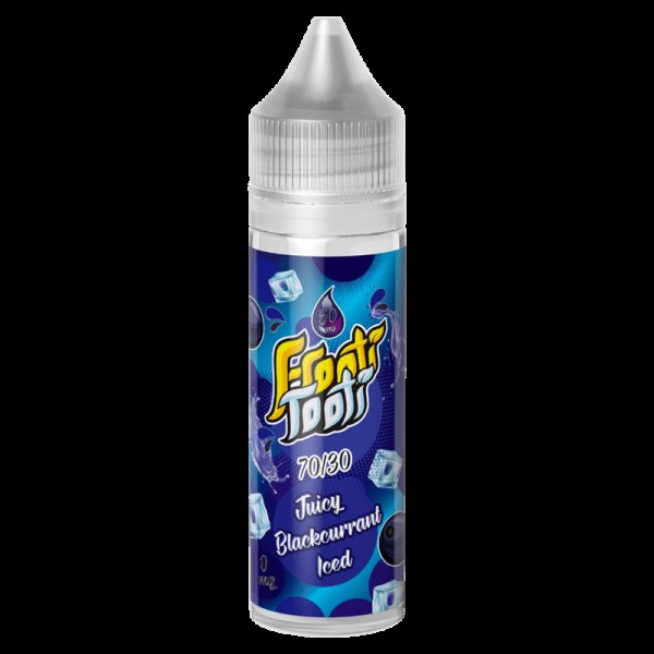 JUICY BLACKCURRANT ICE E LIQUID BY FROOTI TOOTI 50...