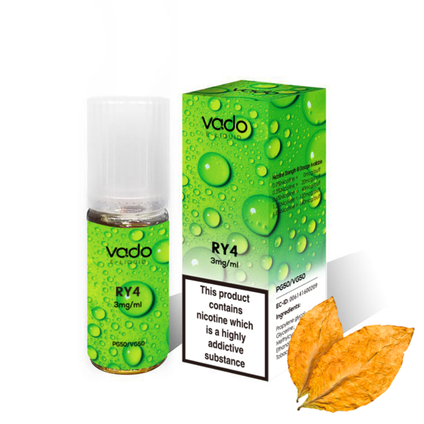 RY4 E LIQUID BY VADO 10ML- X10 X20 X50