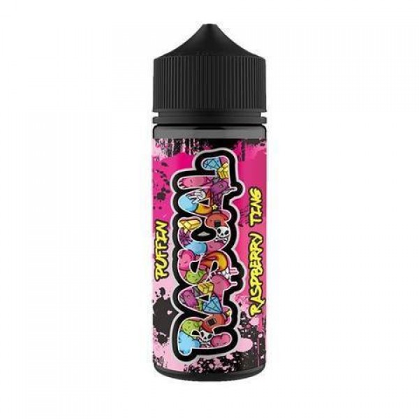 RASPBERRY THING E LIQUID BY PUFFIN RASCAL 100ML 70...