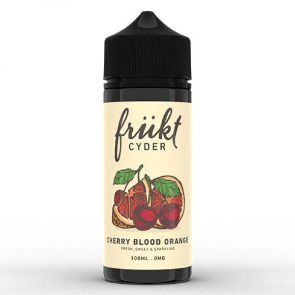CHERRY BLOOD ORANGE E LIQUID BY FRUKT CYDER 100ML ...