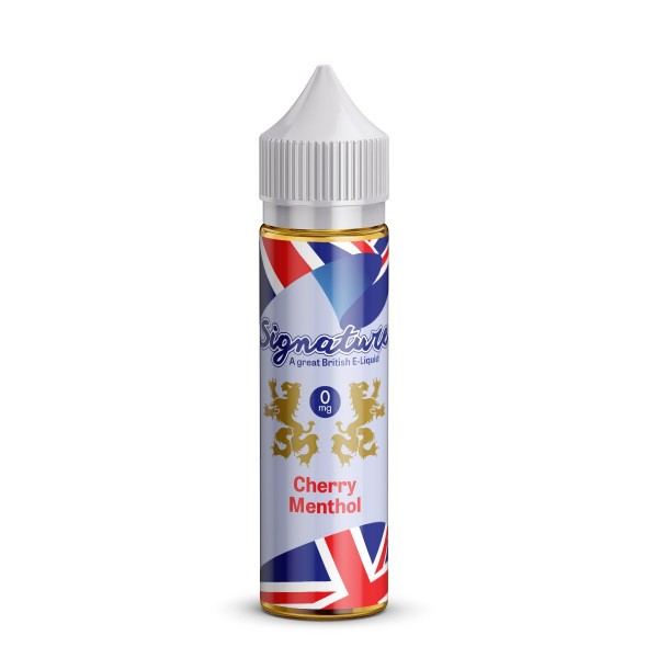 CHERRY MENTHOL E LIQUID BY SIGNATURE 50ML 50VG