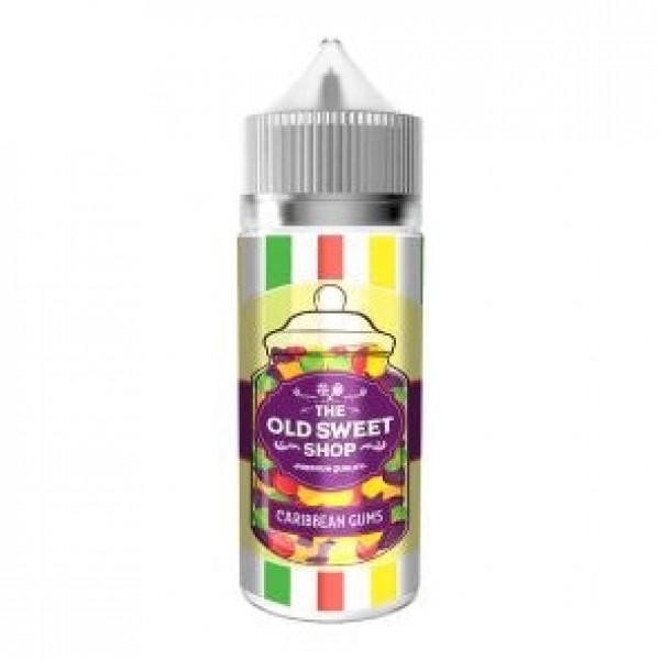 CARRIBBEAN GUM E LIQUID BY THE OLD SWEET SHOP 100ML 50VG