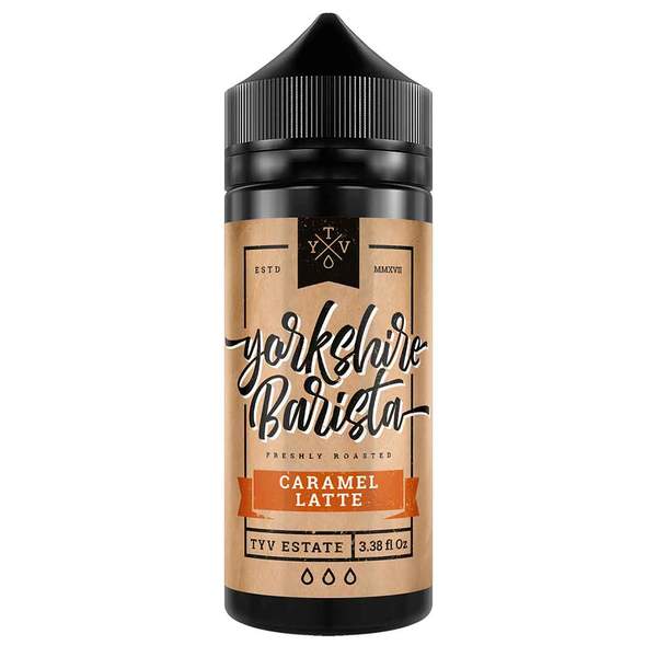 CARAMEL LATTE E LIQUID BY YORKSHIRE BARISTA 100ML ...