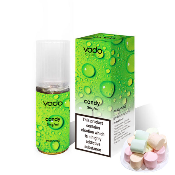 CANDY E LIQUID BY VADO 10ML- X10 X20 X50