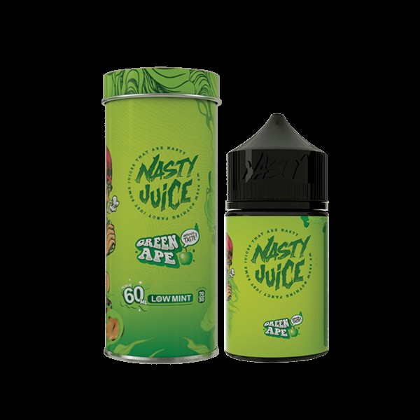 GREEN APE E LIQUID BY NASTY JUICE - 50ML SHORTFILL...