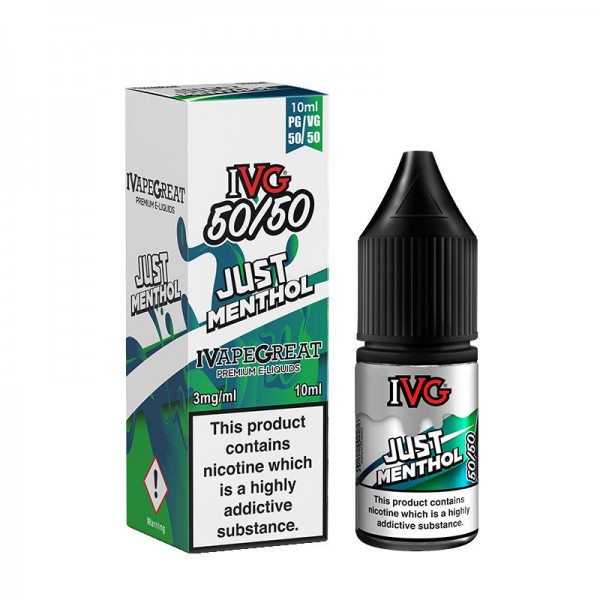 JUST MENTHOL TDP E LIQUID BY I VG 10ML 50VG