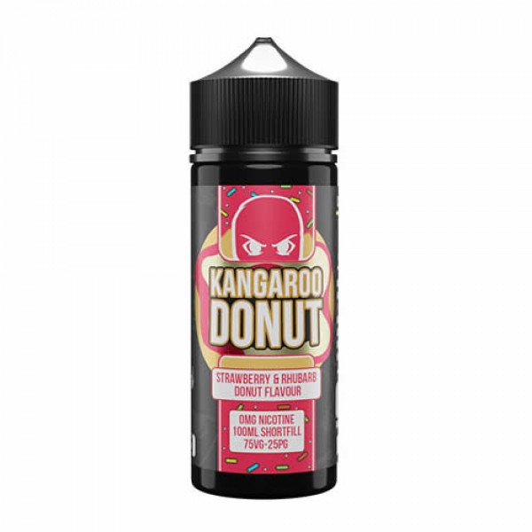 STRAWBERRY & RHUBARB KANGAROO DONUT E LIQUID BY CLOUD THIEVES 100ML 75VG