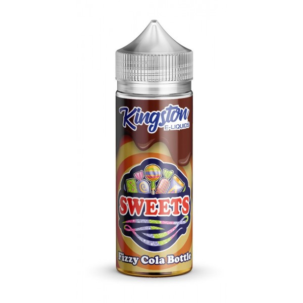 FIZZY COLA BOTTLES E LIQUID KINGSTON SWEETS 100ML 70VG