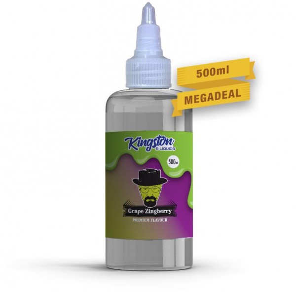 GRAPE ZINGBERRY E LIQUID KINGSTON ZINGBERRY 500ML ...