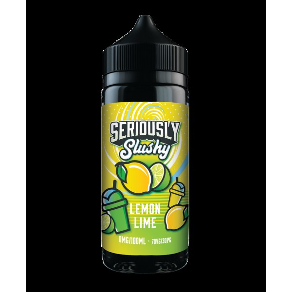 LEMON LIME E-LIQUID BY SERIOUSLY SLUSHY / DOOZY VAPE CO 100ML 70VG