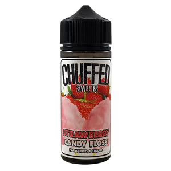 STRAWBERRY CANDY FLOSS SWEETS BY CHUFFED 100ML 70V...