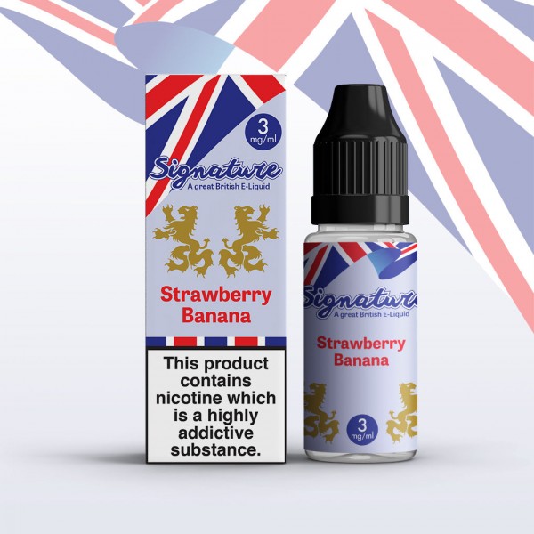 STRAWBERRY BANANA E LIQUID E LIQUID BY SIGNATURE 1...