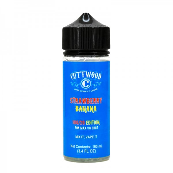 STRAWBERRY BANANA E LIQUID BY CUTTWOOD 100ML 70VG