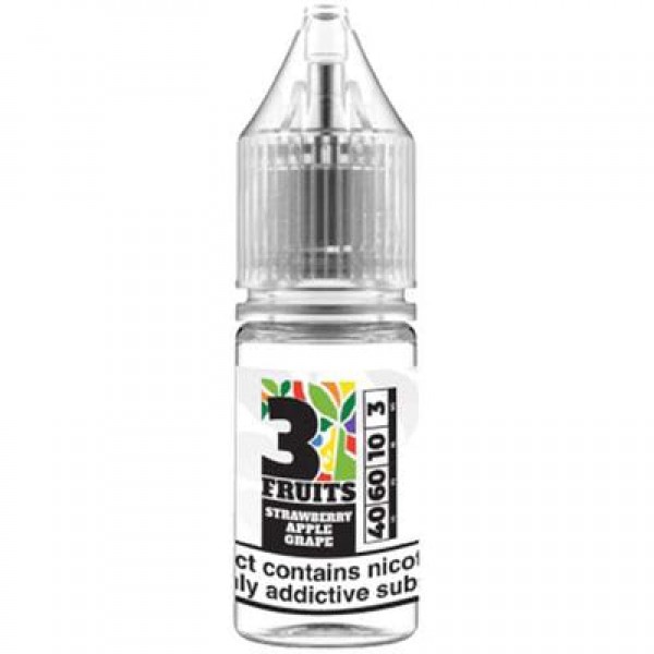 STRAWBERRY APPLE GRAPE TDP E LIQUID BY 3 FRUITS 10...