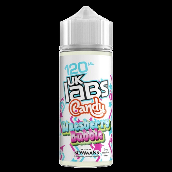 BLUESBERRY BUBBLE E LIQUID BY UK LABS - CANDY 100M...