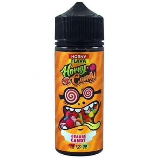 ORANGE CANDY E LIQUID BY HORNY FLAVA 100ML 70VG