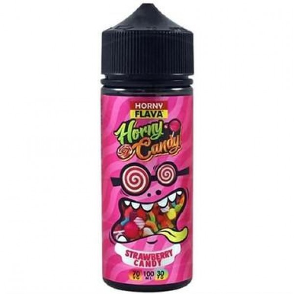 STRAWBERRY CANDY E LIQUID BY HORNY FLAVA 100ML 70VG