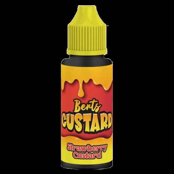 STRAWBERRY CUSTARD E LIQUID BY BERT'S CUSTARD ...