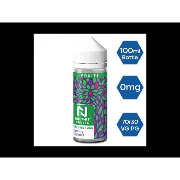 BLUEBERRY RASPBERRY E LIQUID BY NICOHIT - FRUITS 1...