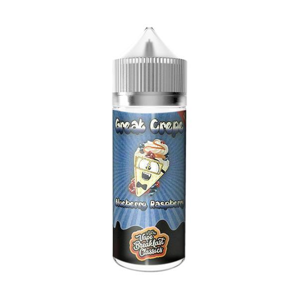 BLUEBERRY RASBERRY GREAT CREPE E LIQUID BY VAPE BREAKFAST CLASSICS 100ML 70VG