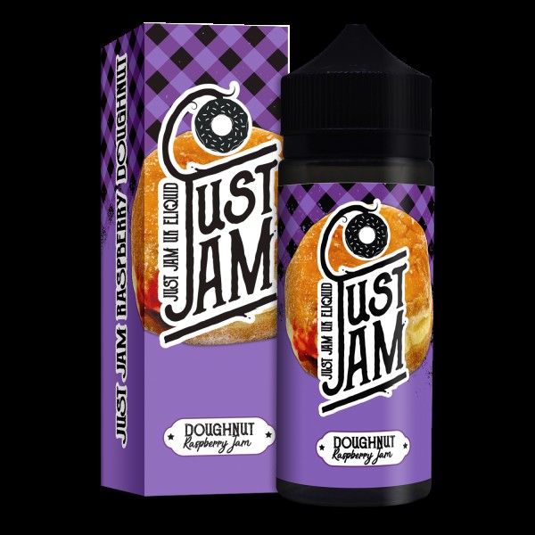 RASPBERRY DOUGHNUT E LIQUID BY JUST JAM 100ML 80VG